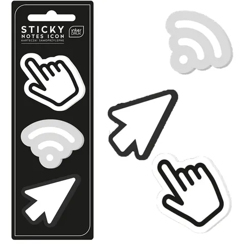 Zakładki indeksujące naklejki ICON notes Interdruk 75 szt.