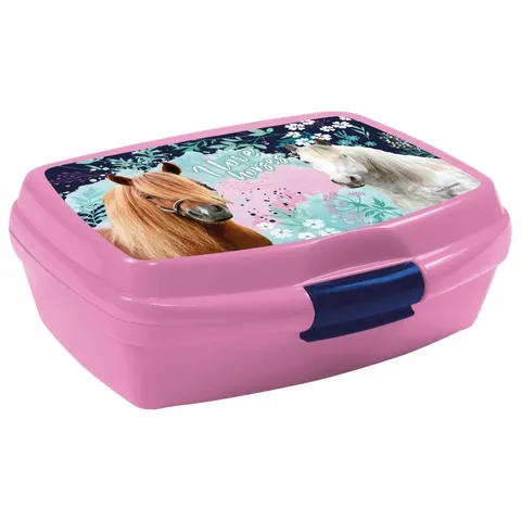 Śniadaniówka szkolna lunchbox dla dzieci KONIE Derform