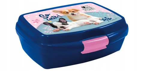 Śniadaniówka szkolna lunchbox dla dzieci Cleo i Frank PIES Derform