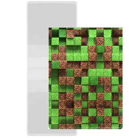 MINECRAFT okładka etui na legitymację szkolną dokumenty pixel Biurfol