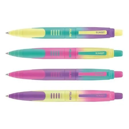 Długopis niebieski Compact Sunset pastel ombre Milan