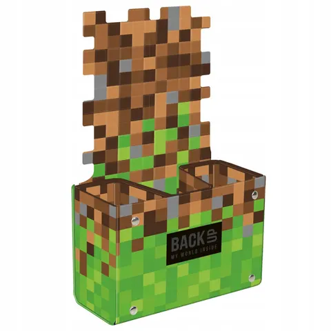 Pojemnik na przybory szkolne przybornik organizer na biurko MINECRAFT PIXEL Derform