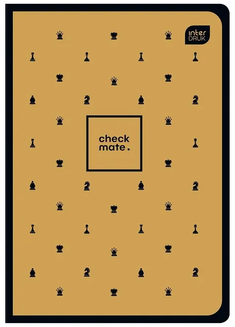 Zeszyt A5/32k linia CHESS MIX soft touch Interdruk