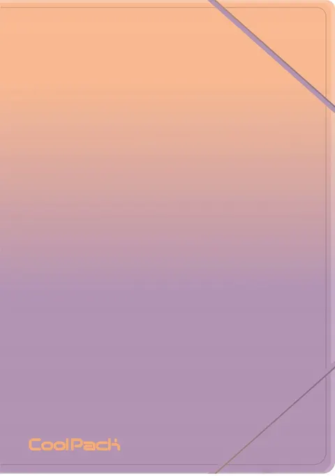 Teczka z gumką A4 plastikowa CoolPack ombre gradient berry