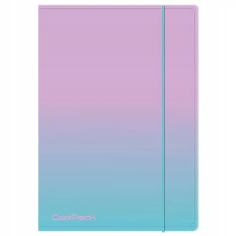 Teczka z gumką A4 plastikowa CoolPack ombre gradient blueberry