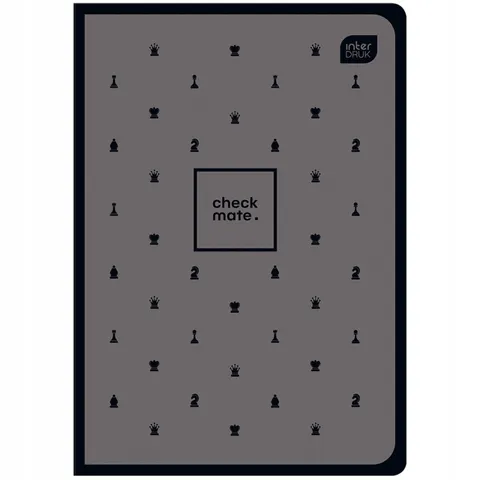 Zeszyt A5/60k linia CHESS Soft Touch Interdruk