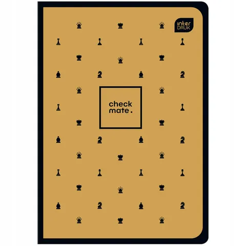 Zeszyt A5/60k kratka CHESS Soft Touch Interdruk