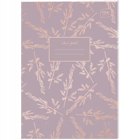 Zeszyt A4/60k kratka Metallic Rose Gold Interdruk