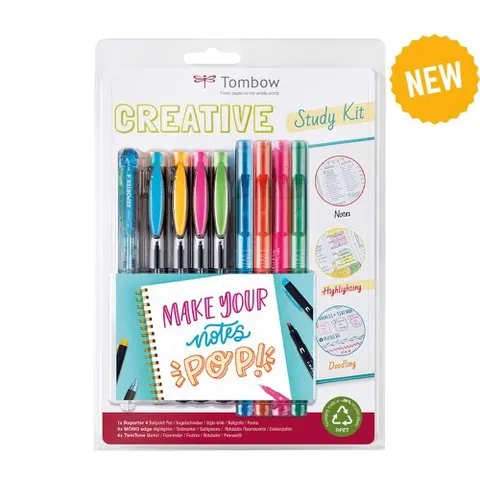 Zestaw do kaligrafii kreatywny Tombow Study Kit 9 elementów