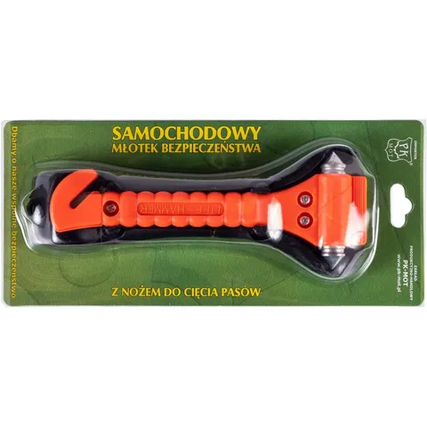 Młotek do szyb amds pomarańczowy 170 g