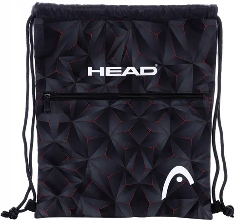 Worek szkolny na buty WF obuwie czarny Head Red Lava Astra