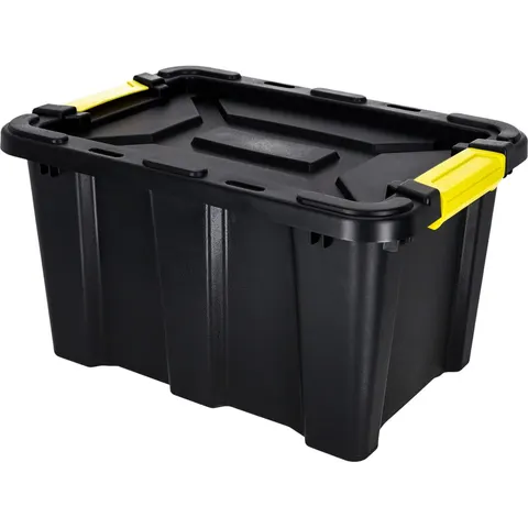 Skrzynia transportowa gbox czarno-żółty 25 l