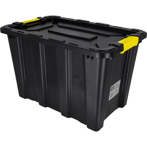 Skrzynia transportowa gbox czarno-żółty 55 l