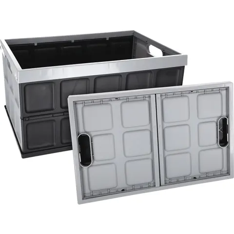 Skrzynia składana foldbox czarno-szary 48 l