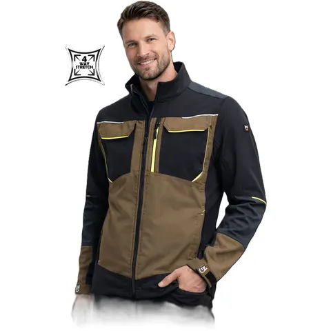 Bluza ocieplany grex zielono-czarny