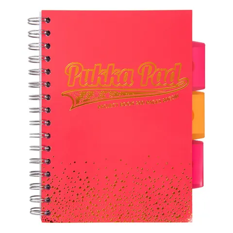 Kołozeszyt Pukka Pad B5 4 przekładki 100k blush coral