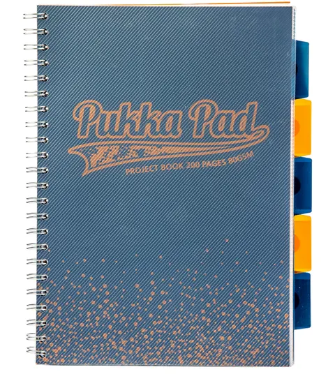 Kołozeszyt Pukka Pad A4 przekładki 100k Blush Navy