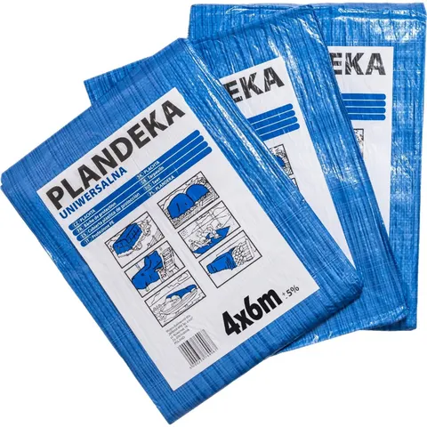 Plandeka tarp-55 niebieski 4x6 m