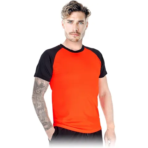 T-shirt ts-bilbao pomarańczowo-czarny