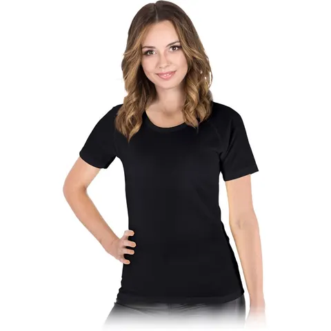 T-shirt damski z siateczki REIS TS-EVORA 2XL CZARNY