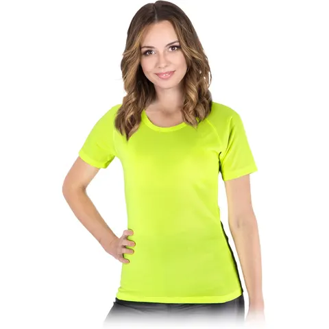 T-shirt damski z siateczki REIS TS-EVORA 2XL ŻÓŁTY