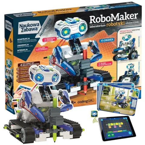 Zabawka interaktywna Robot RoboMaker Clementoni Laboratorium Mechaniki