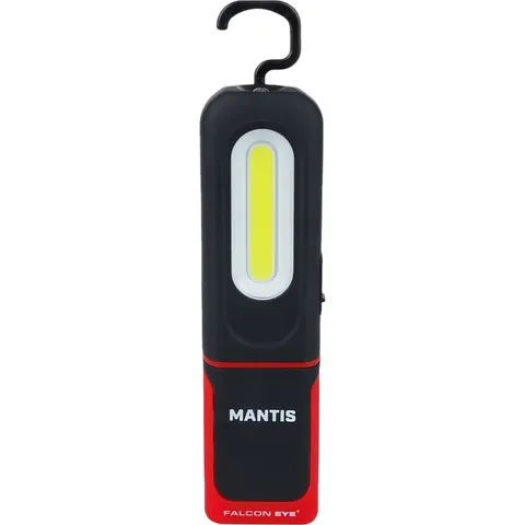 Lampa warsztatowa MacTronic MANTIS COB LED CZARNO-CZERWONY