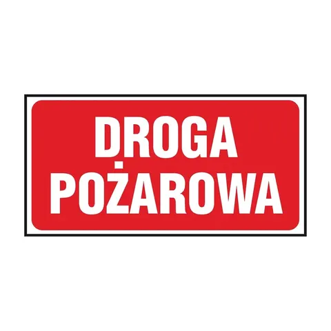 Znak bezpieczeństwa z-45p 200x400 mm (sztywna płyta PCV)