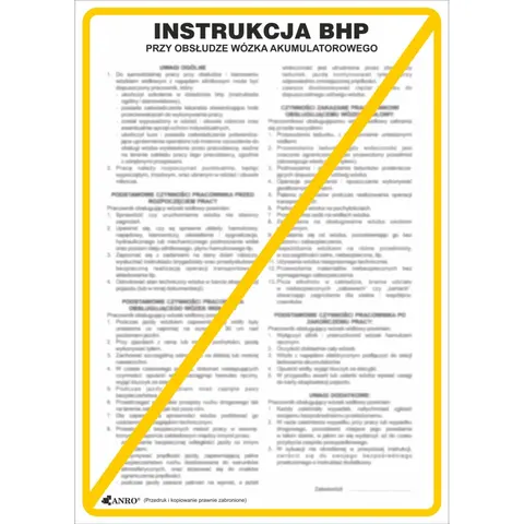 Znak bezpieczeństwa z-ibt03 250x350 mm