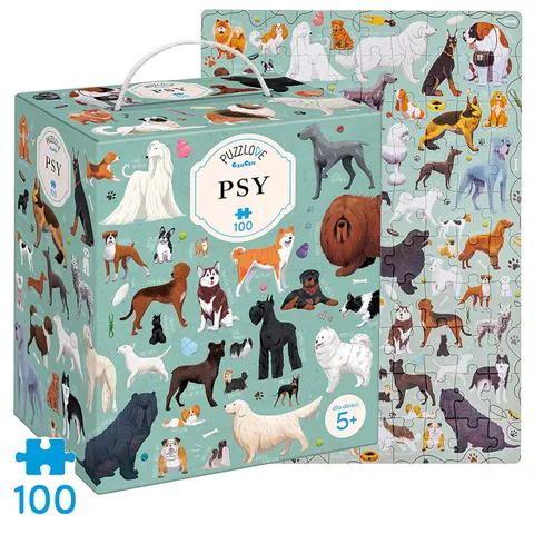 Puzzle PSY CzuCzu 100 elementów 5+ puzzle rodzinne