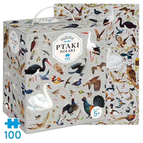 Puzzle PTAKI POLSKI CzuCzu 100 elementów 5+ puzzle rodzinne
