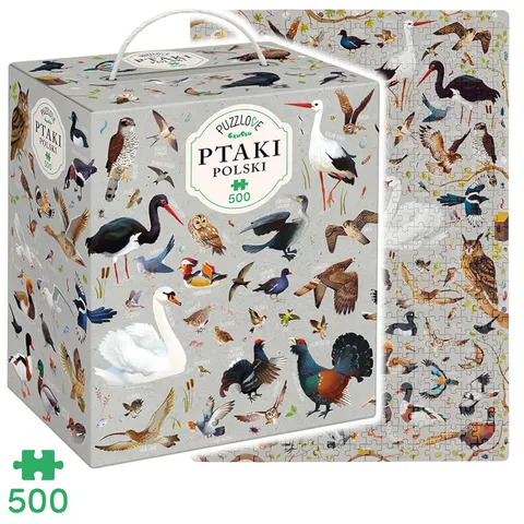 Puzzle PTAKI POLSKI CzuCzu 500 elementów 9+ puzzle rodzinne