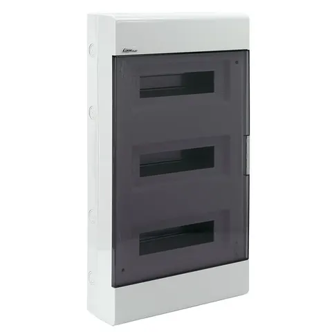 Rozdzielnica modułowa 3x12M (N+PE) natynkowa IP40, drzwi transparentne, SRn-36 (3x12) (N+PE); 1,36, ELEKTRO-PLAST OPATÓWEK