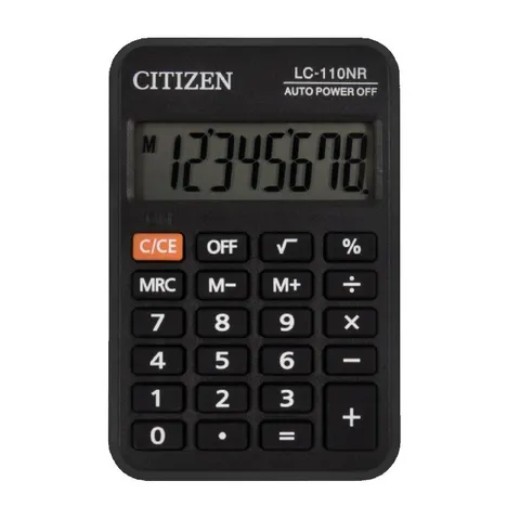 Kalkulator szkolny kieszonkowy mały CITIZEN LC-110NR