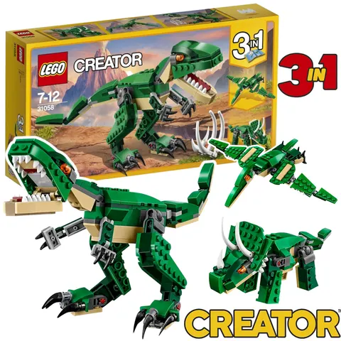 LEGO CREATOR 3w1 31058 Potężne dinozaury