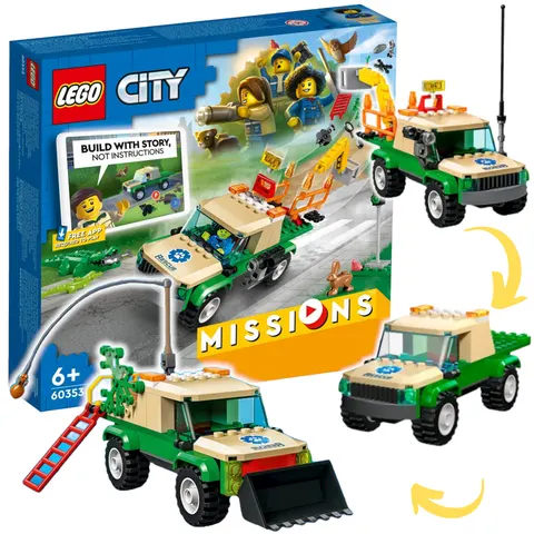 LEGO CITY 60353 Misja ratowania dzikich zwierząt