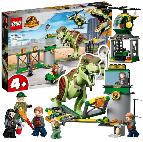 LEGO JURASSIC WORLD 76944 - Ucieczka tyranozaura