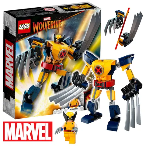 LEGO 76202 SUPER HEROES MARVEL Mechaniczna zbroja Wolverine'a
