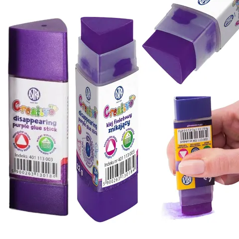 Klej w sztyfcie znikający trójkątny 12g Astra Creativo