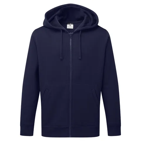 Bluza z kapturem zapinana na zamek B312NVR granatowy