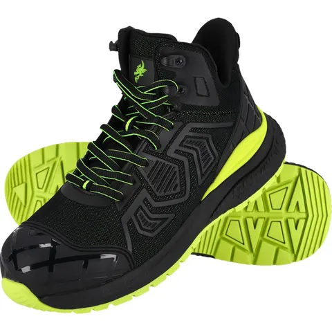 BUTY Bezpieczne REIS czarno-seledynowe męskie (BCTANG-T BSE) — rozm. 47