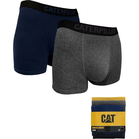 Bokserki cat szaro-granatowy