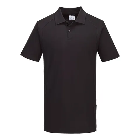 WX2 Koszulka Polo z krótkim rękawem CD812BKR czarny