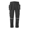 Spodnie z kieszeniami kaburowymi WX2 Stretch CD845BKR czarny