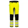 Spodnie ostrzegawcze WX2 Eco Stretch CD848YBR żółty/czarny