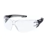 Okulary ochronne Wraparound Plus w kolorze antracytowym PR01CLR bezbarwny