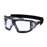Okulary ochronne Wraparound Plus w kolorze antracytowym PR02CLR bezbarwny