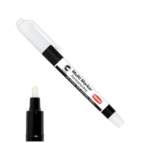 Marker permanentny biały multi 2,5mm TOMA TO-332