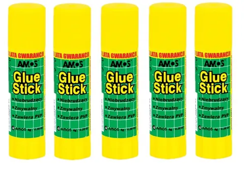 Zestaw 5x klej AMOS Glue Stick 8g