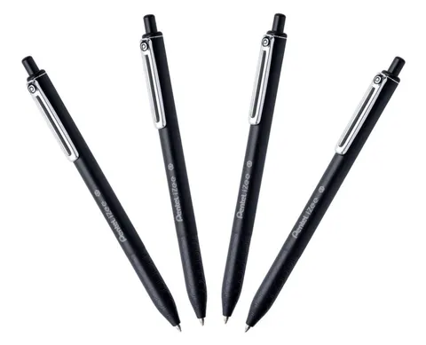 Zestaw 4x długopis PENTEL iZEE CZARNY idealny na maturę